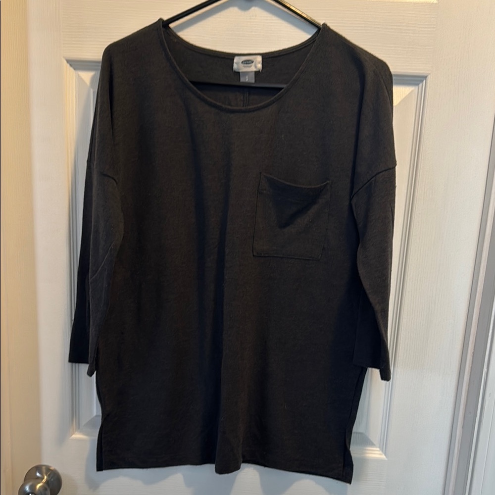 Old Navy Grey Tunic Top
